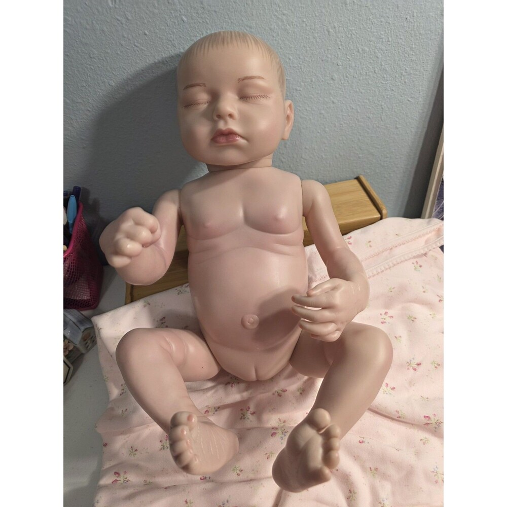 Reborn Full Body Realistic Silicone Anatomically Correct Doll Sleeping 15"